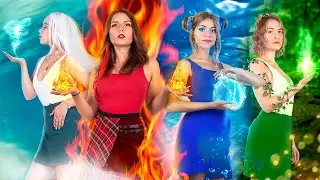 بنت نار، بنت ميه، بنت هوا وبنت أرض / أربع عناصر في مخيم!