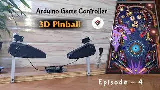 Arduino game controller for PIN BALL | Pinball in real world | Arduino Leonardo keyboard