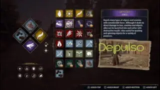 Hogwarts Legacy Cast Depulso on Levitated Enemy Ps5 just4fun (ZackMidnight)