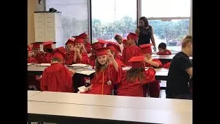Школа в США.Выпускной из kinder garden в 1 класс.