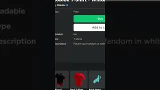 How to have free t-shirt 👕  in Roblox  pc - mobile 2024 #shorts #roblox #ufo187