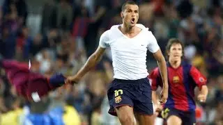 RIVALDO 3 GOALS VS VALENCIA 2001 (AMAZING BICYICLE GOAL)