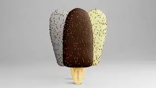 3D Ice Cream Product Animation