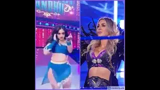 CHARLOTTE FLAIR & SEREENA SANDHU VS NATALYA & BAYLEY WWE SPECTACLE