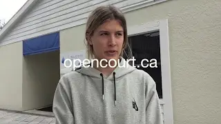 Eugenie Bouchard - Off-season interview