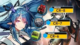 【Arknights × R6S】 CR-6, CR-7, CR-8 Ling 1op | Farming & Trust Guide