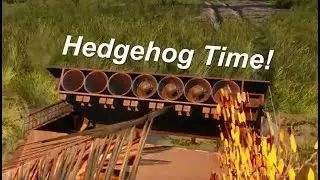 Matilda Hedgehog in action! (183 mm launcher)