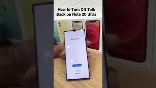How to Turn Off Talk Back on 