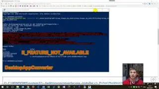 Error: Required Windows Feature 'Containers' is not  available on your system. DesktopAppConverter