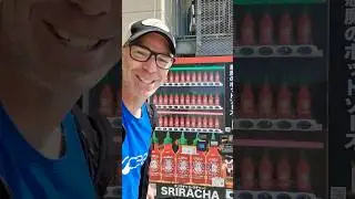 #Sriracha vending machine, Okinawa,  Japan ! #sohot