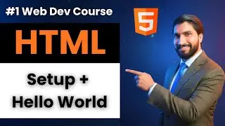 Code Your First HTML Program || Full Stack Web Development Mastery Course In Hindi By Mbs Coding # 1