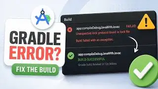 Fix Gradle Build Error in Android Studio | Compilation failed | Guide for beginners | Learn easy