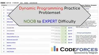 Complete Dynamic Programming Practice - Noob to Expert | Topic Stream 1