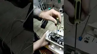 Singer 1288. Пятно контакта шестерёнок главного и вертикального валов.
