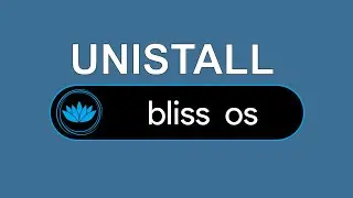 How to uninstall Bliss OS