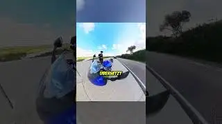 Ein Polizist kam um den Biker zu retten 😱