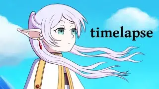 I drew Frieren, yippee! | Timelapse w/ Commentary