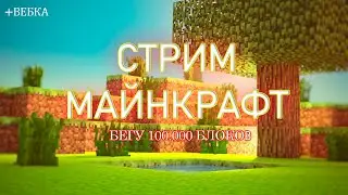 БЕГУ 100.000 БЛОКОВ | СТРИМ МАЙНКРАФТ | RidYT