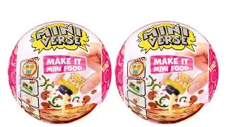 Mini Verse Make It Mini Diner Series 2 DIY Resin Craft Unboxing Review