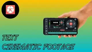 TUTORIAL KINEMASTER | TEXT CINEMATIC FOOTAGE