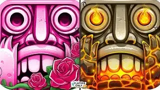 Temple Run 2 | WINTER Wasteland Map Vs VOLCANO ISLAND Map! By Imangi Studios