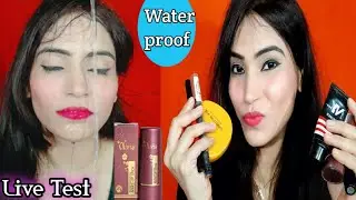 Olivia Makeup से पानी फिसल जायेगा लेकिन मेकअप नहीं निकलेगा! 100% waterproof Sweatproof makeup