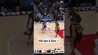 SGA Spin & Slam! 😵‍💫 | 