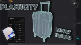 Plasticity Export OBJ Settings - High Poly to Low Poly
