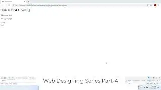 Free Web Design Course | Html topics | Part-4