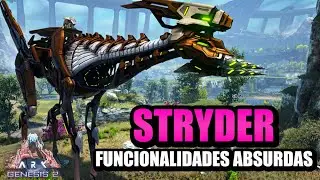 TEK STRYDER - ATTACHMENTS, ABILITIES AND TAMING - ARK GENESIS 2