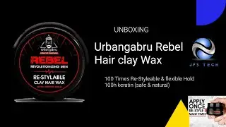 Urbangabru Rebel Hair waxing for Men |  Unboxing | 2021 | 100 times | JPS Tech