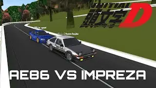 AE86 VS IMPREZA (INITIAL D BATTLE STAGE 2) ORIGINAL: