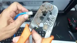 DICA Como crimpar um conector RJ45 Macho. Muito Simples