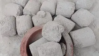 ASMR: New Brown Dirt Mix Red Stones Clay Pot Crumbling #asmr #asmrsounds #clay