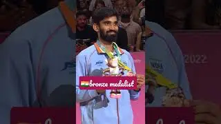 Srikanth Nammalwar Kidambi bonze🥉in Birmingham Commonwealth games 2022 #CWG #India #Badminton #2022