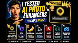 I Tested AI Photo Enhancers… This One Looks the Most Real!