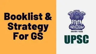 UPSC Book List and Strategy for GS