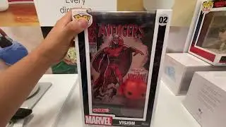 Vision Marvel avengers Funko pop comic cover