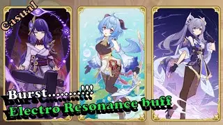 Electro resonance buff, give big impact ? with Ganyu, Raiden and Keqing deck | TCG Genshin Impact