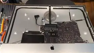 iMac (Late 2015) CPU Upgrade from i5 to i7 6700K. (sped up)