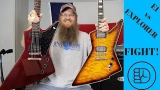 Schecter E1 vs Gibson Explorer