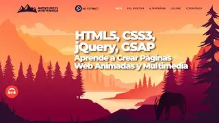 Presentamos nuestros dos cursos de diseño web multimedia con HTML5, CSS3, jQuery y GSAP.