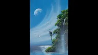 Spray paint art - Island - made by street artist