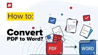 How to Convert your PDF to Word - Easily Convert W9 form to PDF