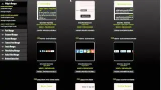 Legacy Widget Center Preview