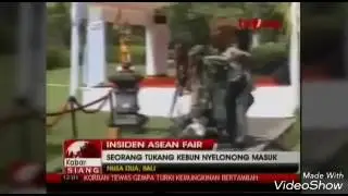 Insiden yg terjadi ketika presiden SBY dan Pak JOKOWI berpidato di situasi yg berbeda