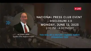 Dr. Greer's Shocking National Press Club Revelation Exposed!