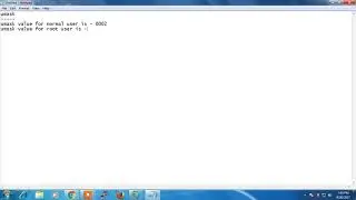 How to change umask value perment in Telugu