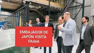 EMBAJADOR DE JAPÓN VISITA FAdeA  Y ARMADA ARGENTINA.
