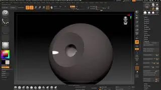 Creating a Quick Eye in Zbrush